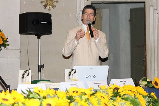 Giancarlo Fornei inizia il suo intervento a Jesi - convegno organizzato dalla Fidapa locale - 15 maggio 2014