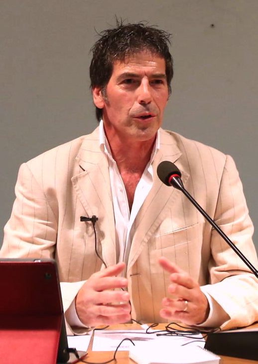 Giancarlo Fornei durante una sua conferenza a Verona - settembre 2014