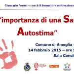 Ameglia - Conferenza Autostima contro la Violenza sulle Donne - 14 febbraio 2015 - prima pagina