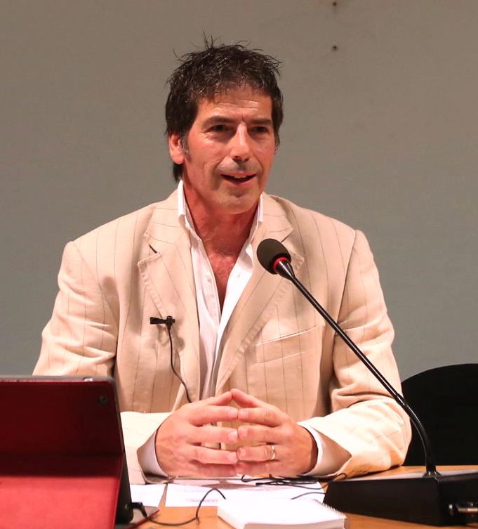 Una bella immagine di Giancarlo Fornei in conferenza a Verona (ottobre 2014)