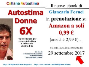 Autostima Donne 6X - prenotazione ebook su Amazon sino al 29 settembre 2017