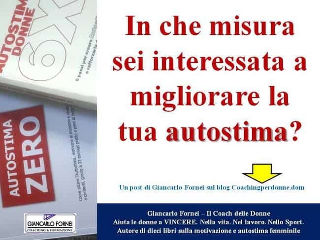 In che misura sei interessata a migliorare la tua autostima?
