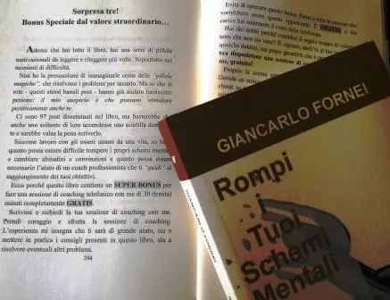 Sta per arrivare il libro che romperà ogni tuo schema mentale. "Rompi i tuoi schemi mentali" del mental coach di Carrara Giancarlo Fornei