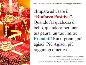 Accrescere l'Autostima? Impara a usare il “Rinforzo Positivo”!